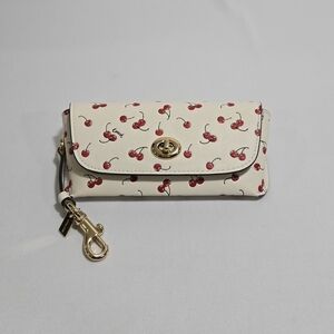 Coach Sunglass Case With Cherry Print